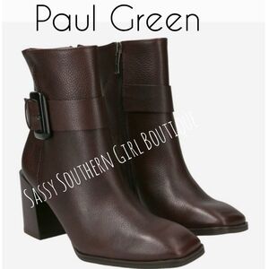 🆕⭐ Paul Green Dark chestnut ankle boots